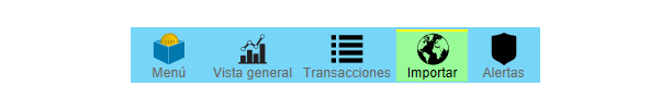 The Menu of Geltbox Transactions