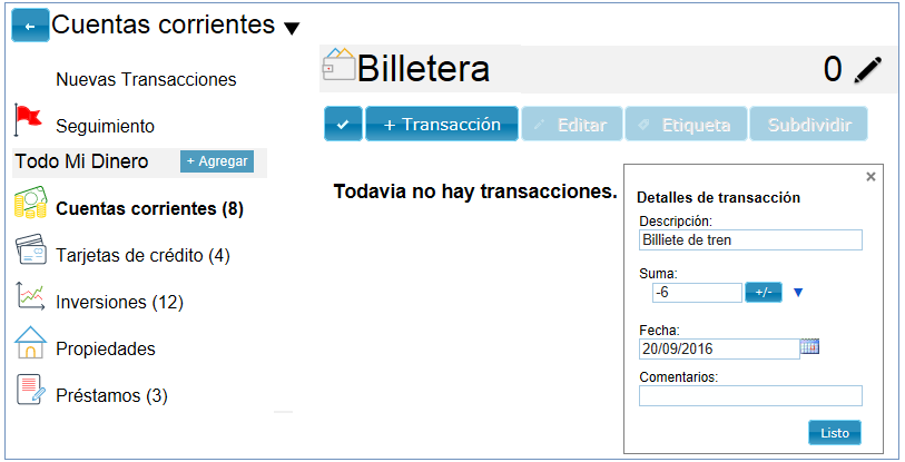 Add A New Transaction