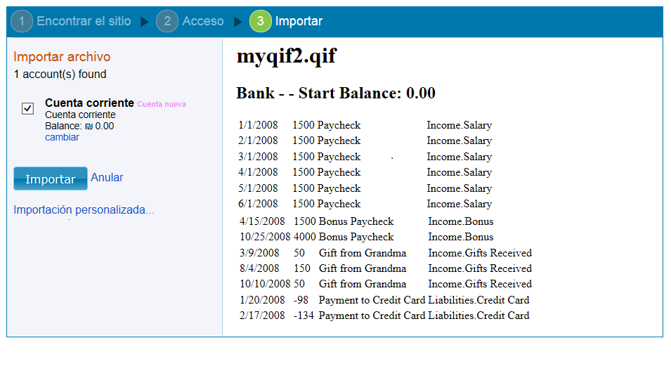 File Import in Geltbox