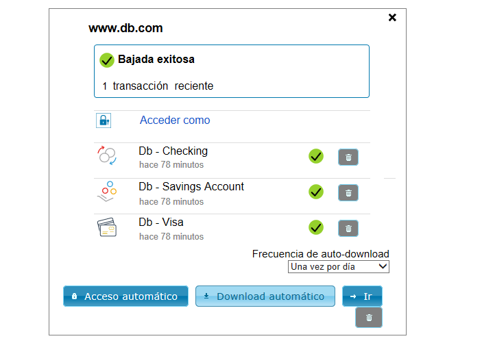 Autodownload Success Statuses