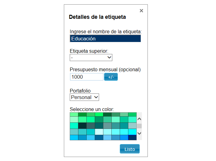 Creating a Label in Geltbox