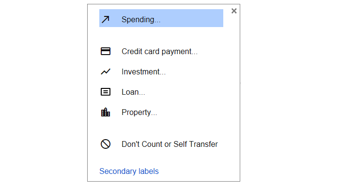 Label From Menu in Geltbox